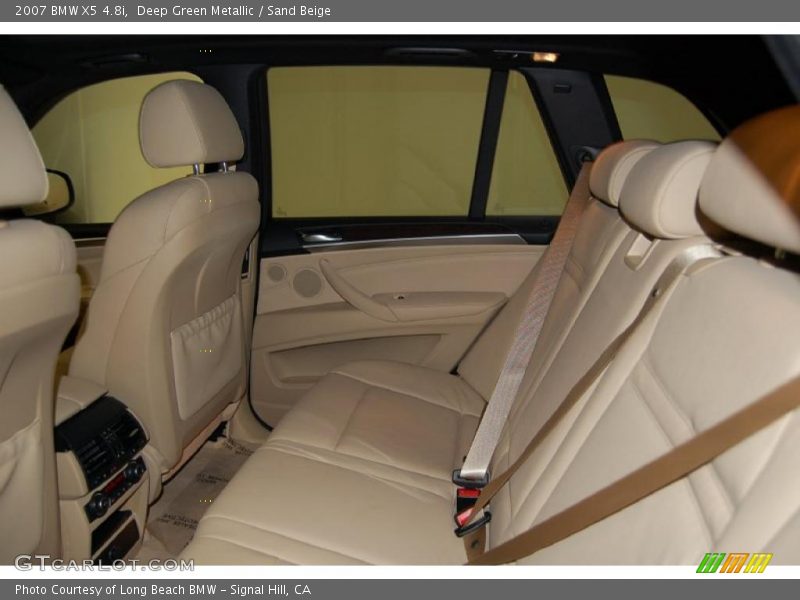 Deep Green Metallic / Sand Beige 2007 BMW X5 4.8i