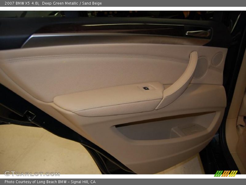 Deep Green Metallic / Sand Beige 2007 BMW X5 4.8i