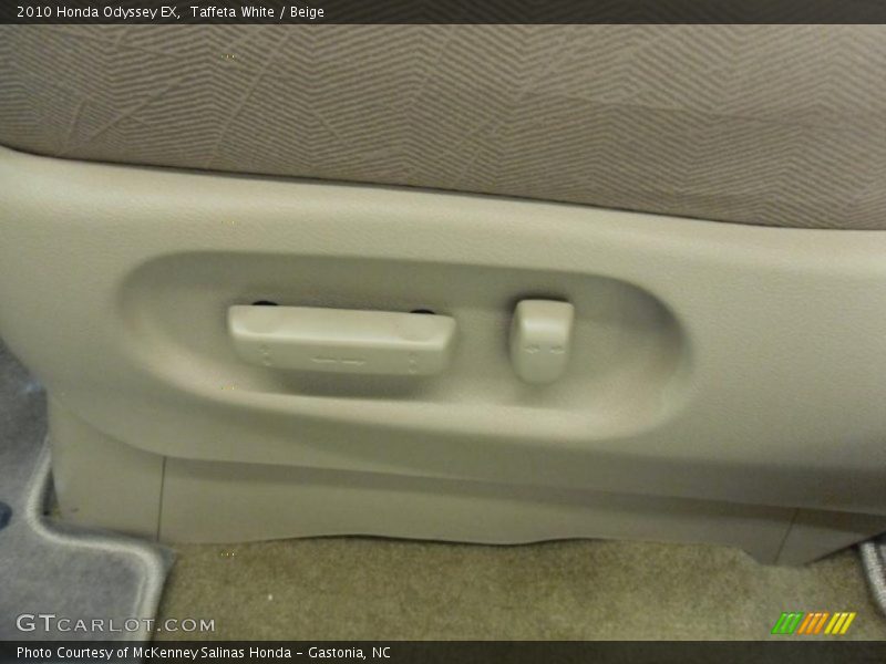 Taffeta White / Beige 2010 Honda Odyssey EX
