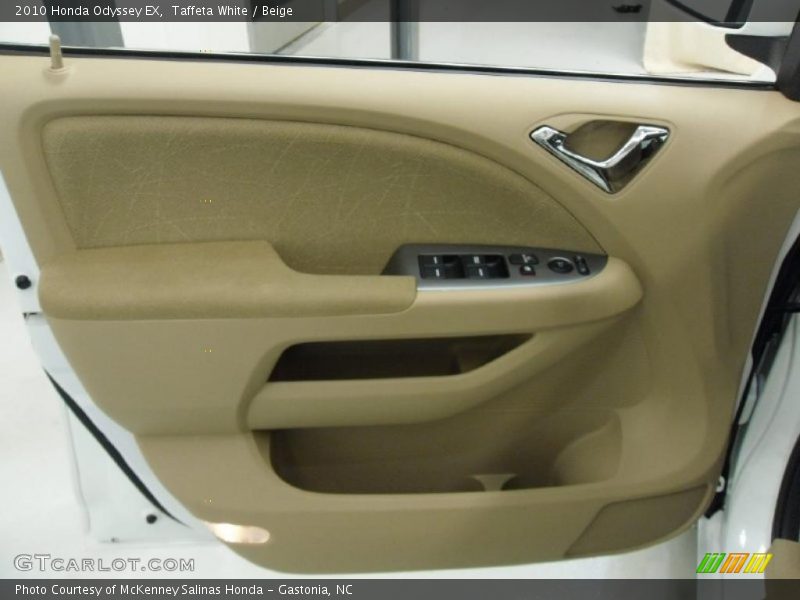 Taffeta White / Beige 2010 Honda Odyssey EX