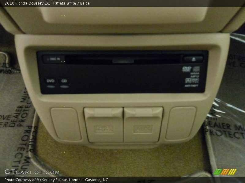 Taffeta White / Beige 2010 Honda Odyssey EX