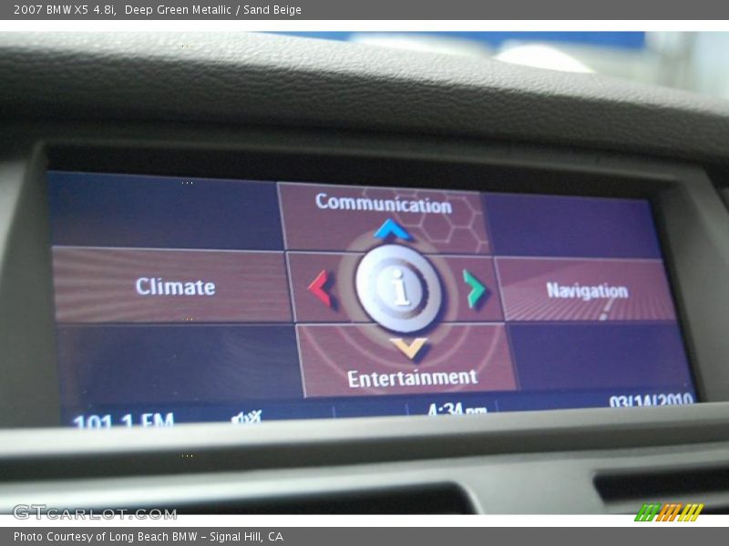 Deep Green Metallic / Sand Beige 2007 BMW X5 4.8i