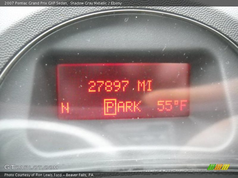Shadow Gray Metallic / Ebony 2007 Pontiac Grand Prix GXP Sedan