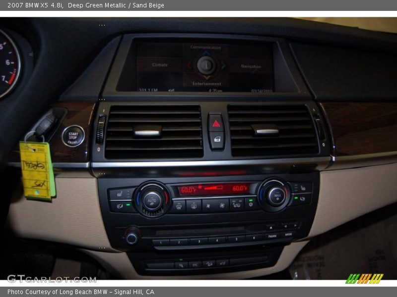 Deep Green Metallic / Sand Beige 2007 BMW X5 4.8i