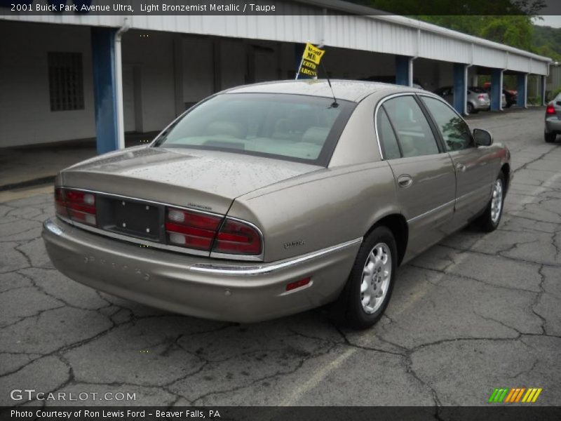 Light Bronzemist Metallic / Taupe 2001 Buick Park Avenue Ultra