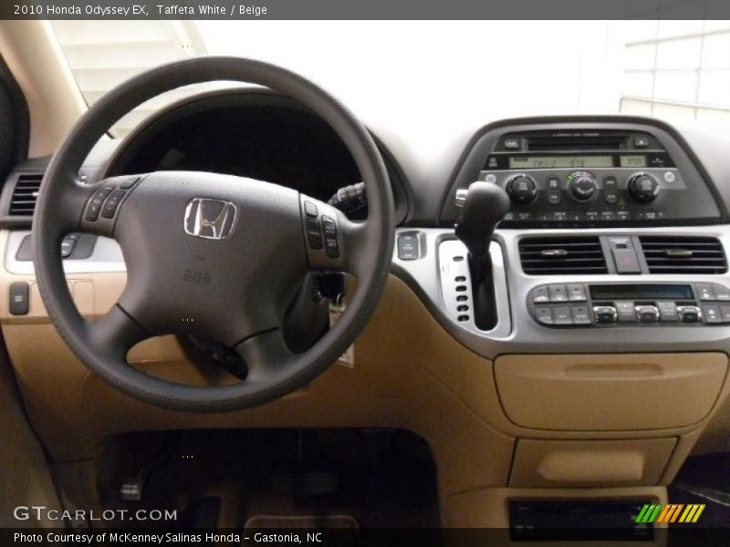 Taffeta White / Beige 2010 Honda Odyssey EX