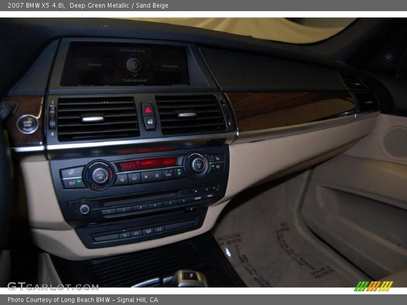 Deep Green Metallic / Sand Beige 2007 BMW X5 4.8i