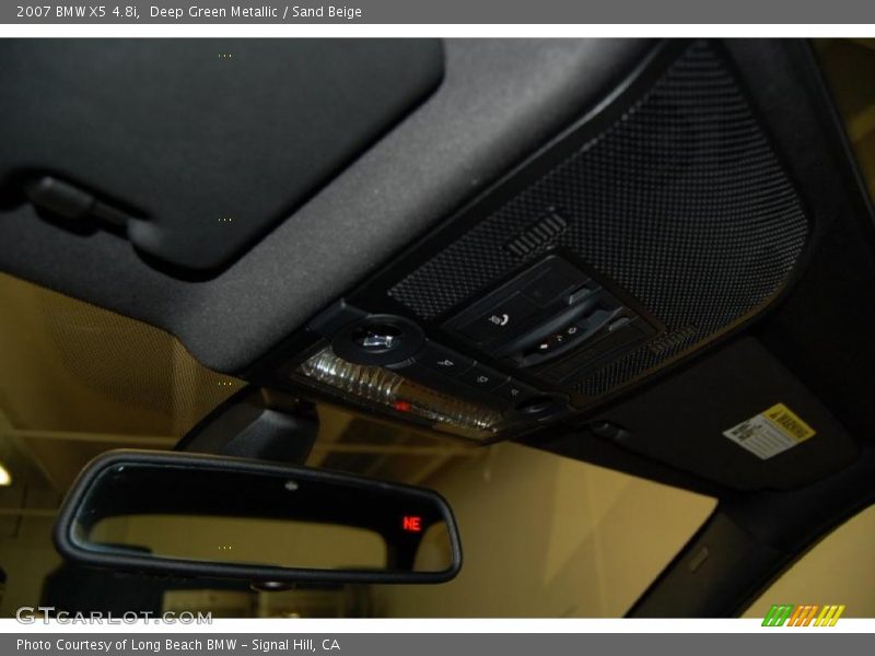 Deep Green Metallic / Sand Beige 2007 BMW X5 4.8i