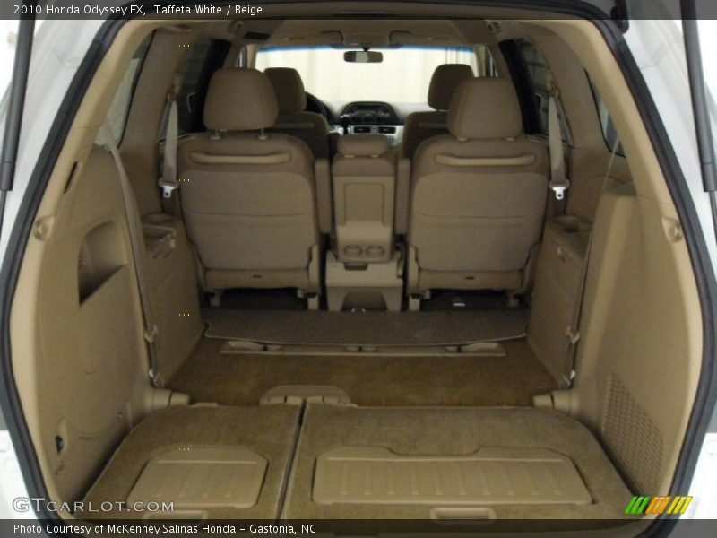 Taffeta White / Beige 2010 Honda Odyssey EX