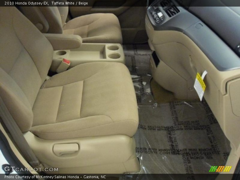 Taffeta White / Beige 2010 Honda Odyssey EX