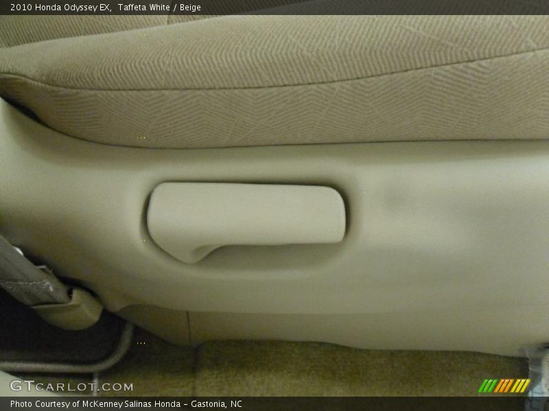 Taffeta White / Beige 2010 Honda Odyssey EX