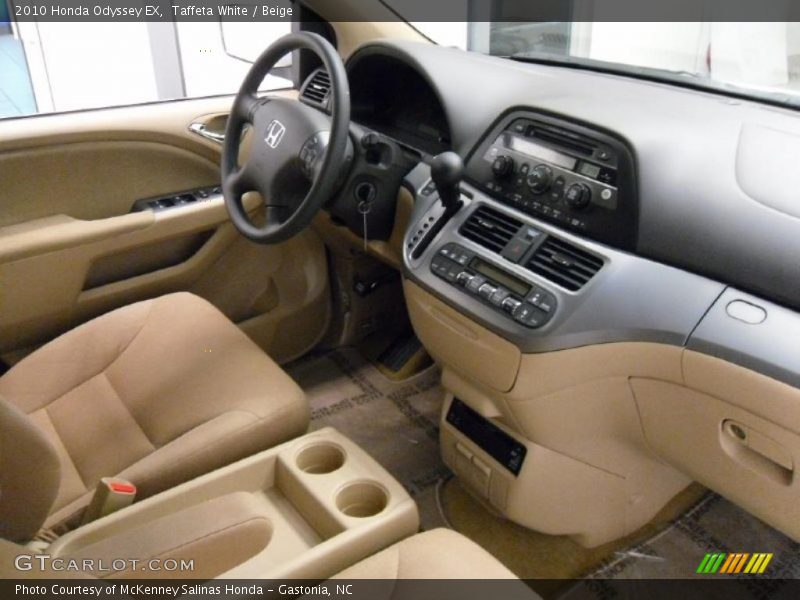 Taffeta White / Beige 2010 Honda Odyssey EX