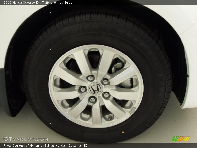 Taffeta White / Beige 2010 Honda Odyssey EX