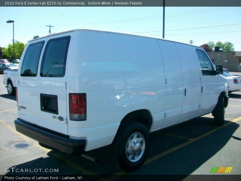 Oxford White / Medium Pebble 2010 Ford E Series Van E250 XL Commericial