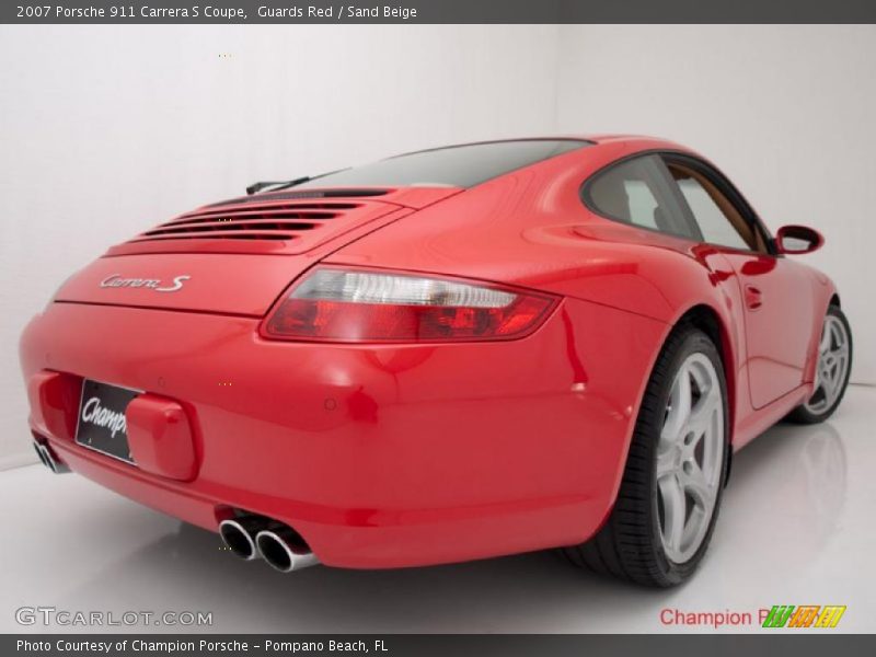 Guards Red / Sand Beige 2007 Porsche 911 Carrera S Coupe