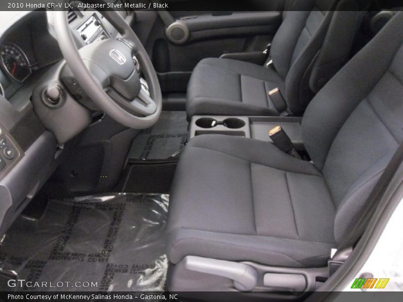Alabaster Silver Metallic / Black 2010 Honda CR-V LX