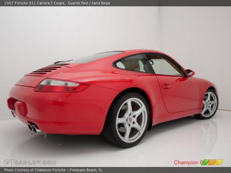 Guards Red / Sand Beige 2007 Porsche 911 Carrera S Coupe