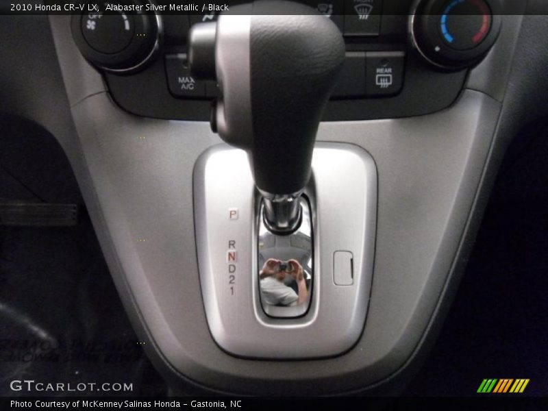 Alabaster Silver Metallic / Black 2010 Honda CR-V LX