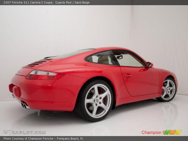 Guards Red / Sand Beige 2007 Porsche 911 Carrera S Coupe