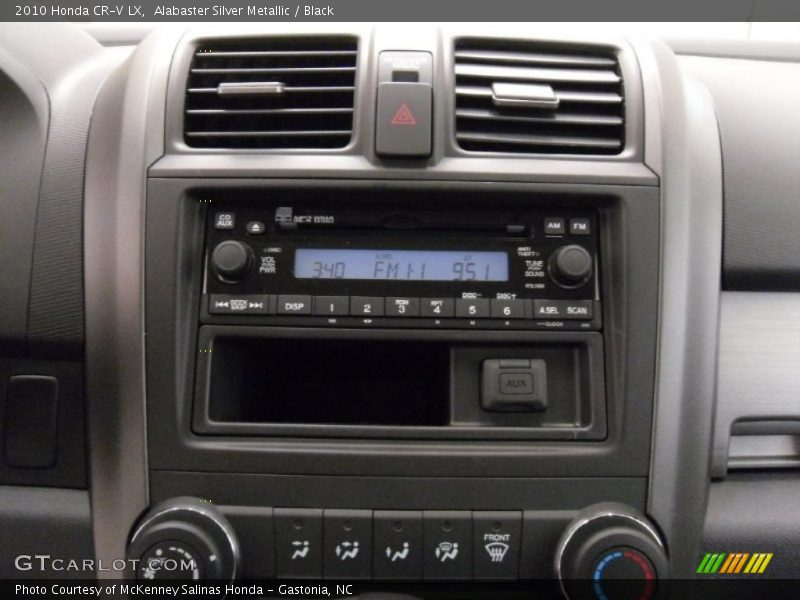 Alabaster Silver Metallic / Black 2010 Honda CR-V LX