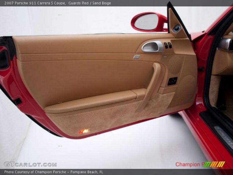 Guards Red / Sand Beige 2007 Porsche 911 Carrera S Coupe
