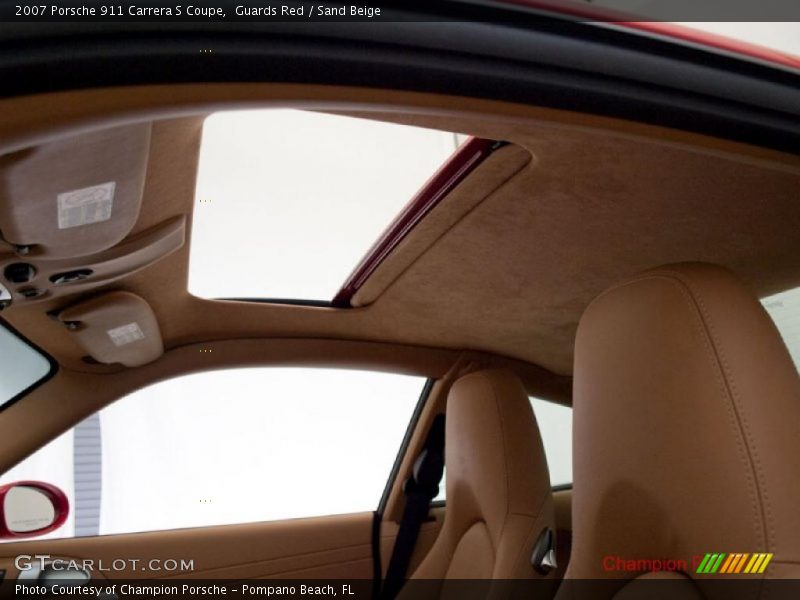 Guards Red / Sand Beige 2007 Porsche 911 Carrera S Coupe