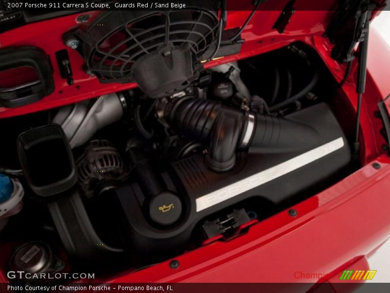 Guards Red / Sand Beige 2007 Porsche 911 Carrera S Coupe