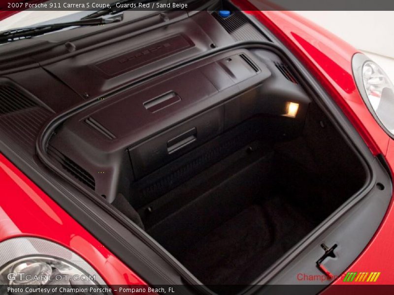 Guards Red / Sand Beige 2007 Porsche 911 Carrera S Coupe