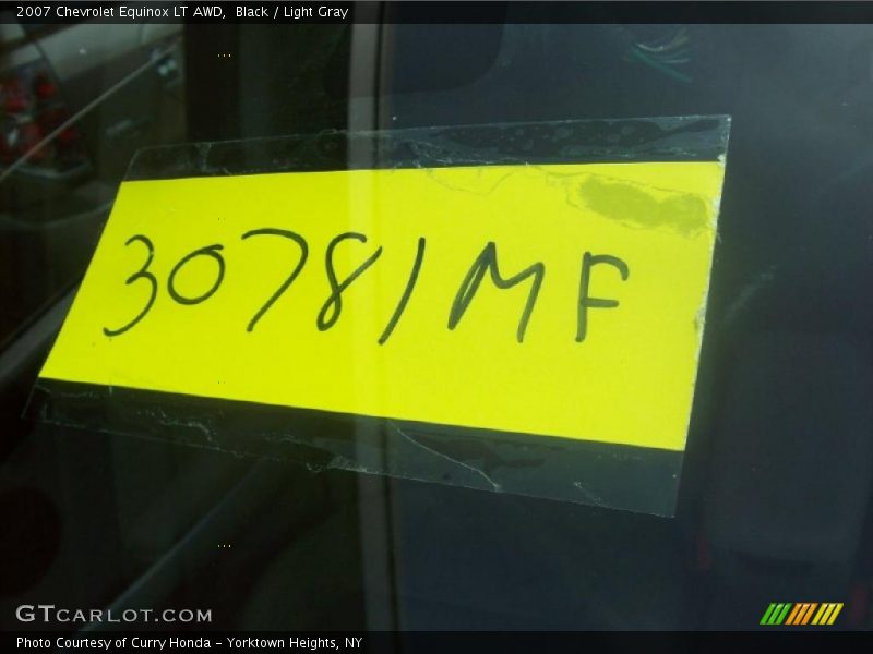 Black / Light Gray 2007 Chevrolet Equinox LT AWD