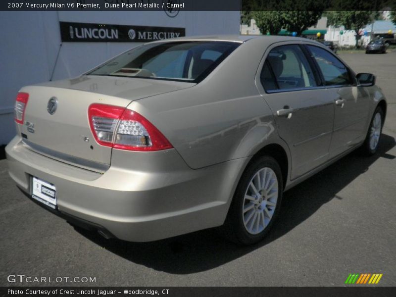 Dune Pearl Metallic / Camel 2007 Mercury Milan V6 Premier