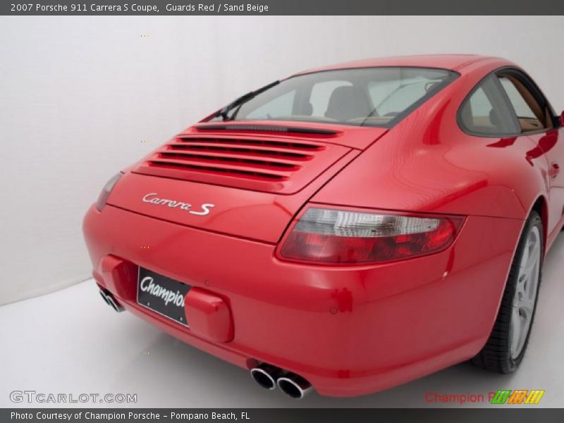Guards Red / Sand Beige 2007 Porsche 911 Carrera S Coupe