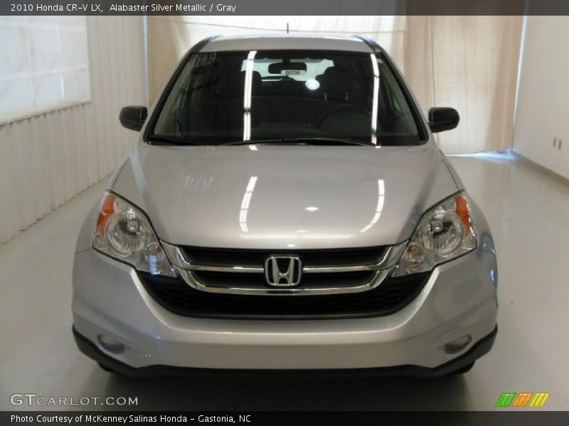 Alabaster Silver Metallic / Gray 2010 Honda CR-V LX