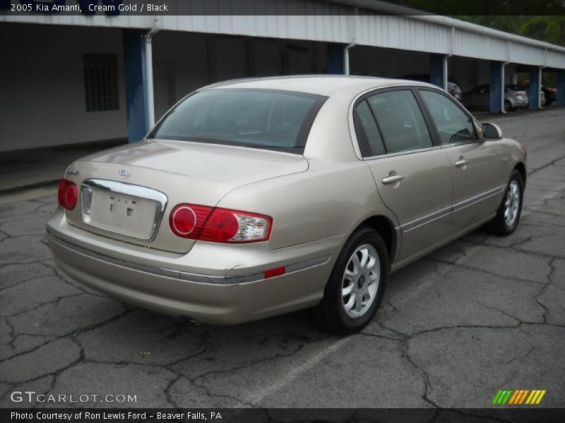 Cream Gold / Black 2005 Kia Amanti