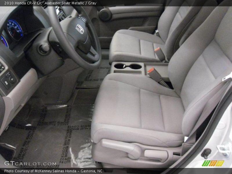 Alabaster Silver Metallic / Gray 2010 Honda CR-V LX