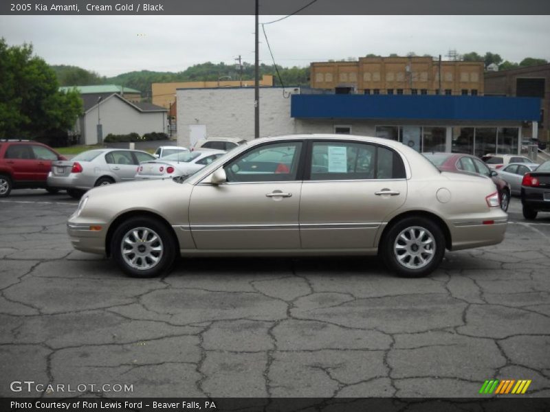 Cream Gold / Black 2005 Kia Amanti