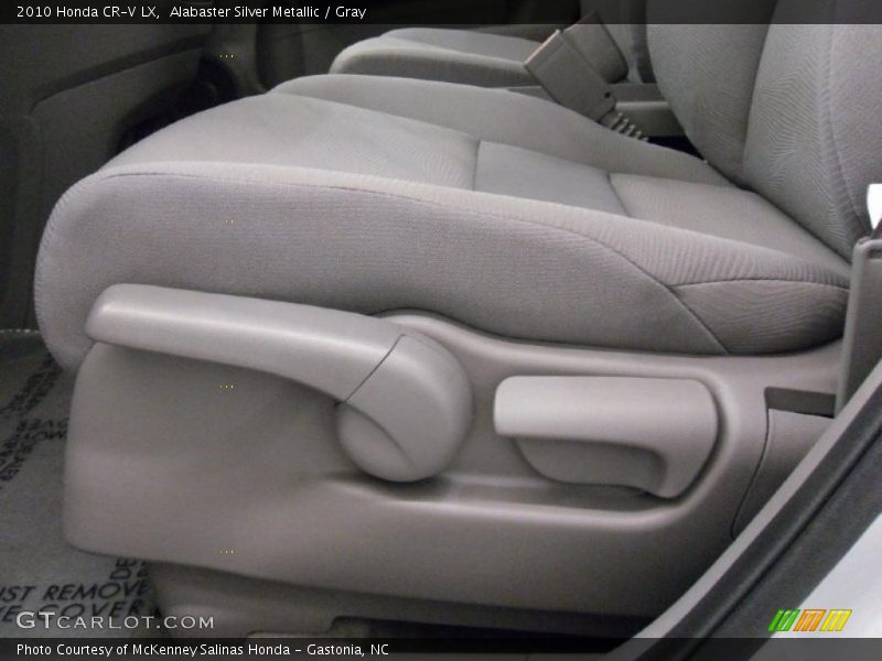 Alabaster Silver Metallic / Gray 2010 Honda CR-V LX