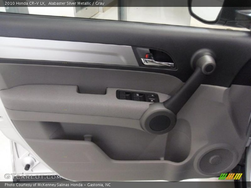 Alabaster Silver Metallic / Gray 2010 Honda CR-V LX