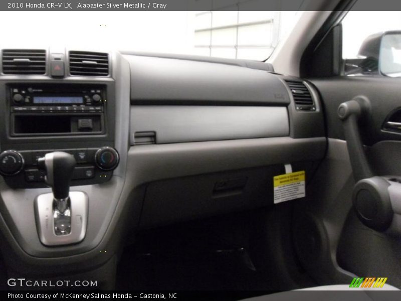 Alabaster Silver Metallic / Gray 2010 Honda CR-V LX