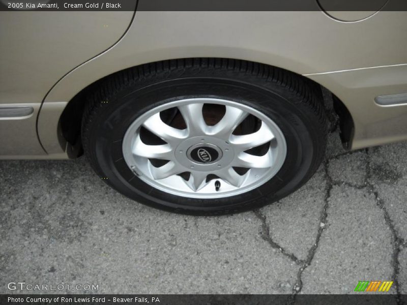 Cream Gold / Black 2005 Kia Amanti