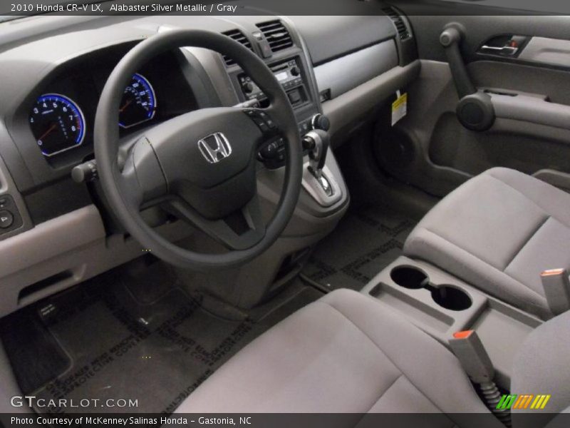 Alabaster Silver Metallic / Gray 2010 Honda CR-V LX