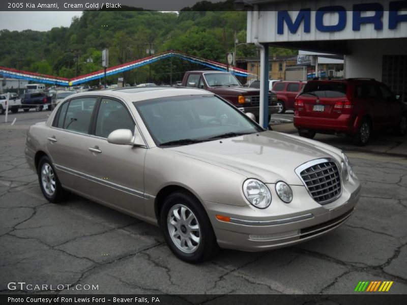 Cream Gold / Black 2005 Kia Amanti