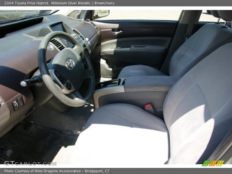 Millenium Silver Metallic / Brown/Ivory 2004 Toyota Prius Hybrid