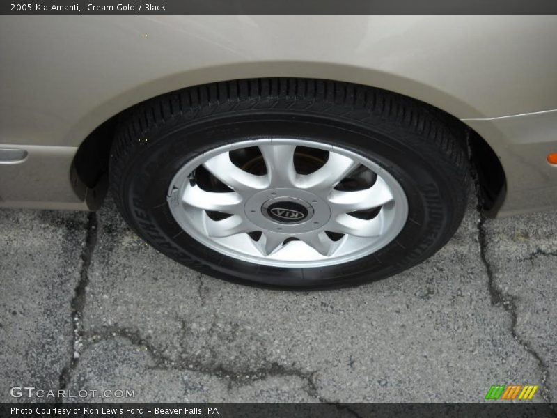 Cream Gold / Black 2005 Kia Amanti