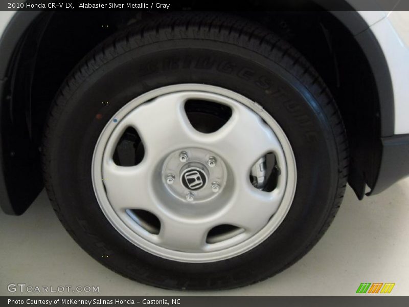 Alabaster Silver Metallic / Gray 2010 Honda CR-V LX