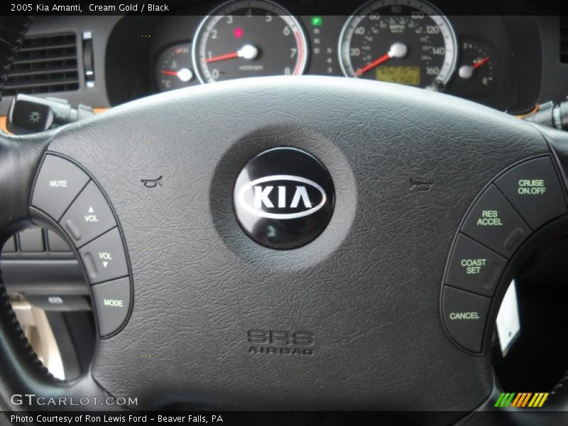 Cream Gold / Black 2005 Kia Amanti