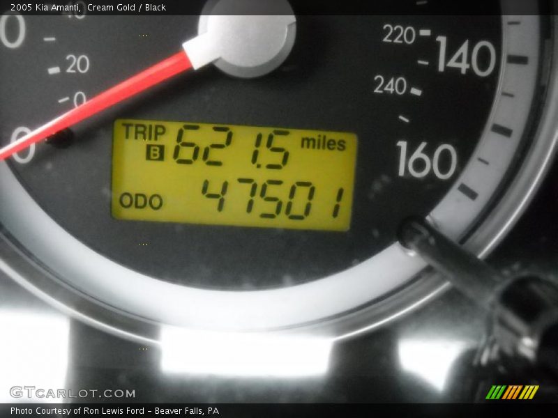 Cream Gold / Black 2005 Kia Amanti
