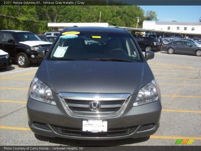 Nimbus Gray Metallic / Gray 2007 Honda Odyssey EX