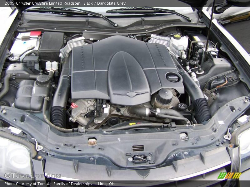 Black / Dark Slate Grey 2005 Chrysler Crossfire Limited Roadster