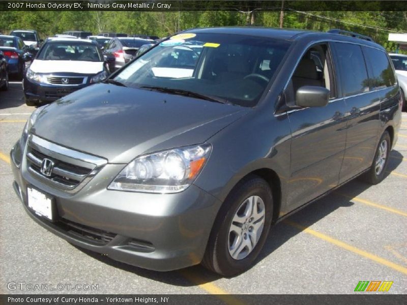 Nimbus Gray Metallic / Gray 2007 Honda Odyssey EX