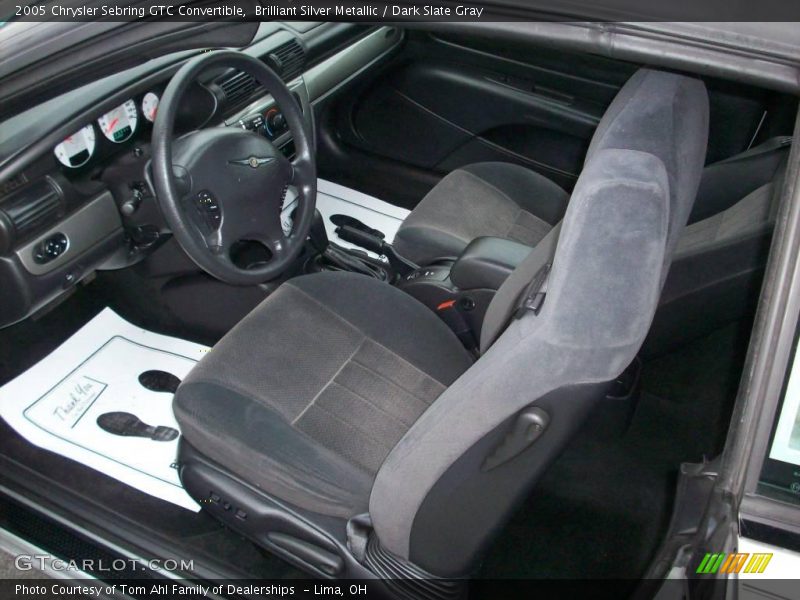 Brilliant Silver Metallic / Dark Slate Gray 2005 Chrysler Sebring GTC Convertible
